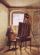 Georg Friedrich Kersting, Caspar David Friedrich in his Studio